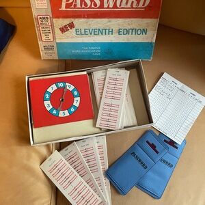 Milton Bradley Password 11th Edition Board Game. Circa 1970